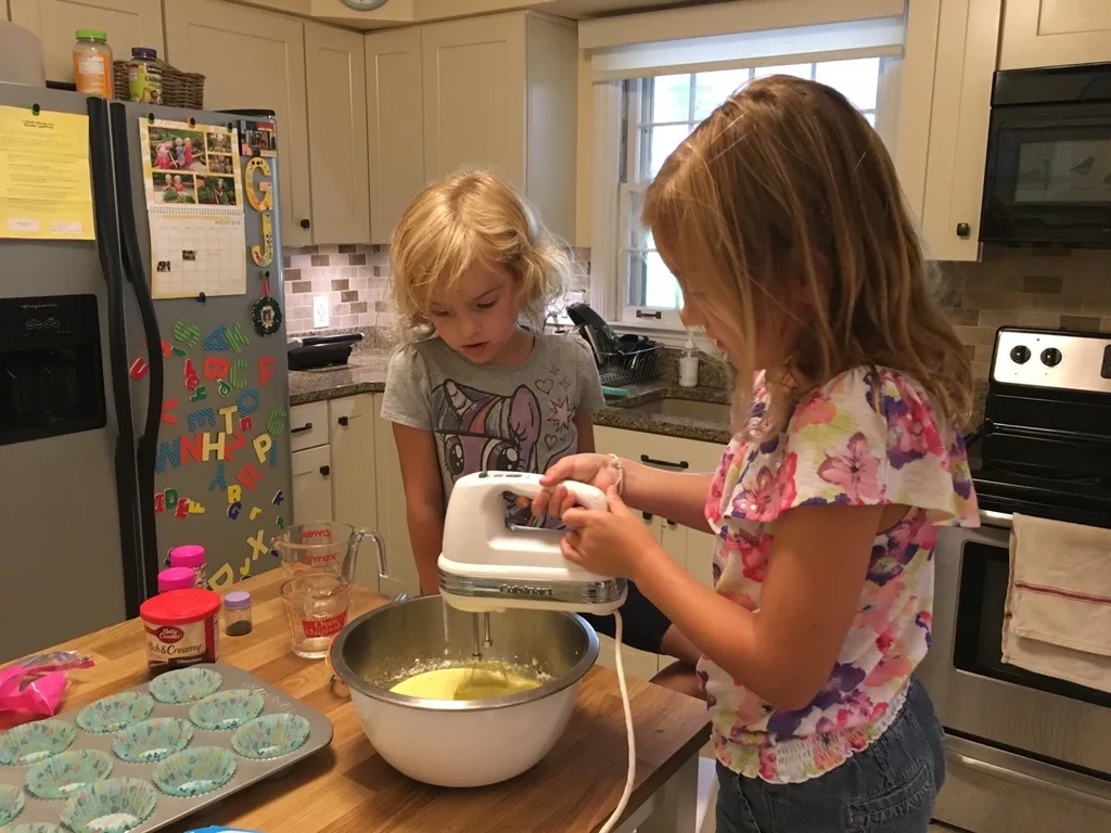 “Mom, you are not allowed to help.”