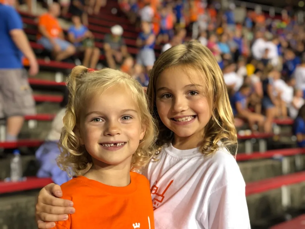 It didn’t rain on us this time! They won, and we got to see a fireworks show afterwards. Great evening!