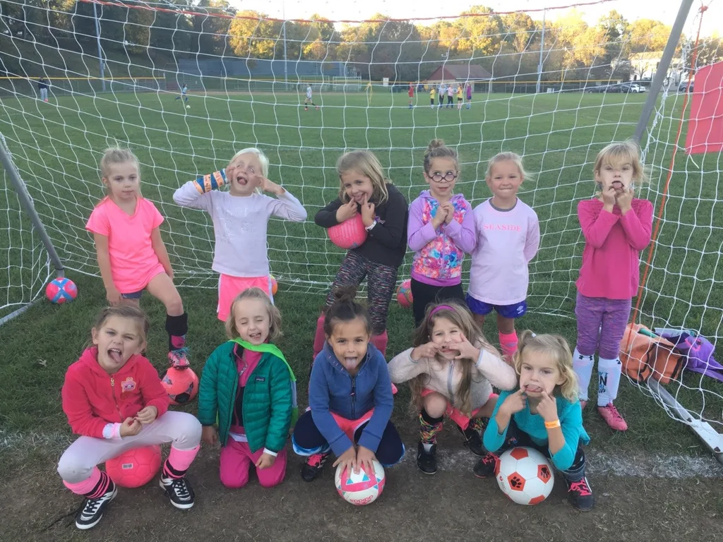 Final soccer practice with this cute team. We had a fun, undefeated season! (Gwen, Clara, Charlotte, Ivy, Isla, Josie, Avery, Charlotte S., Scarlett, Annie, and Reese.)
