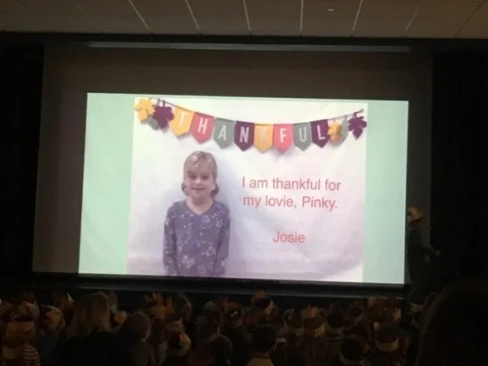 Kindergarten Thanksgiving celebration