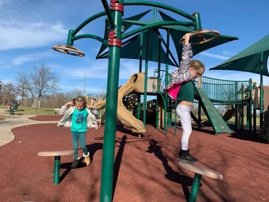 Some silliness while waiting for John, sick with the flu and pneumonia, to finish at urgent care.