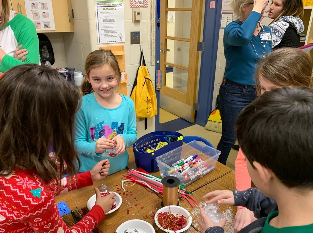 Abby liked her class Christmas party too!