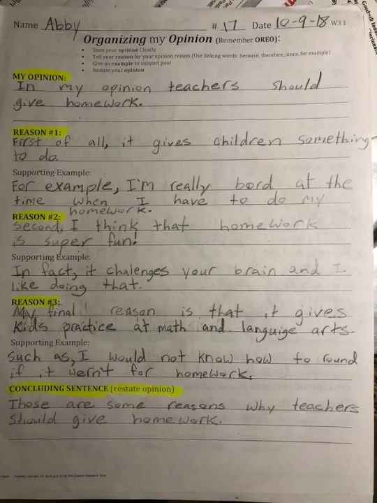 Guess we’ll need to come up with some homework over winter break!