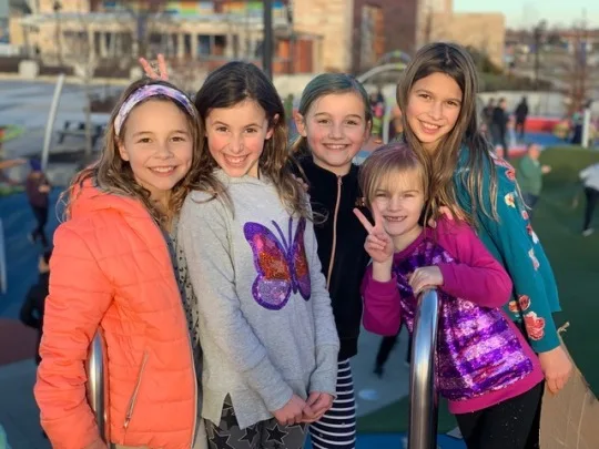 First time ice skating! Everyone except Josie loved it, but she did like that we ran into some friends at Summit Park.