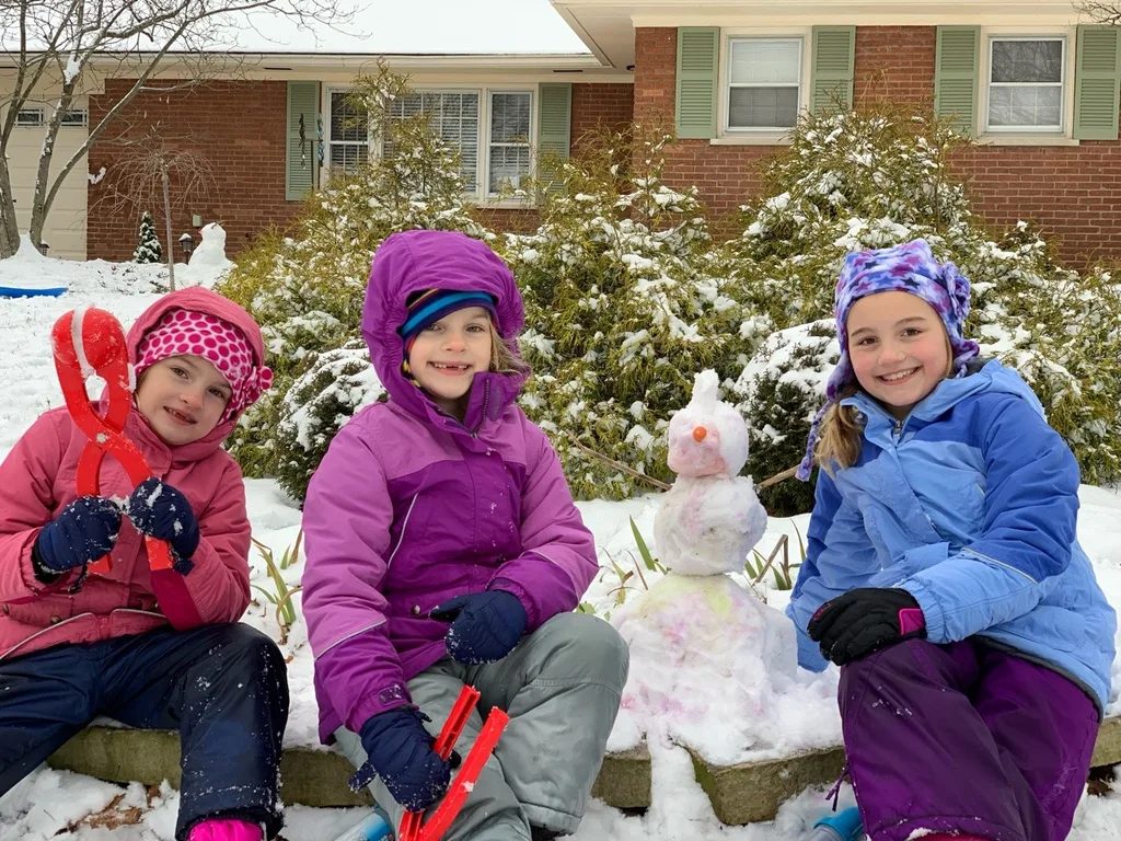 First snow of the year: a fun afternoon!