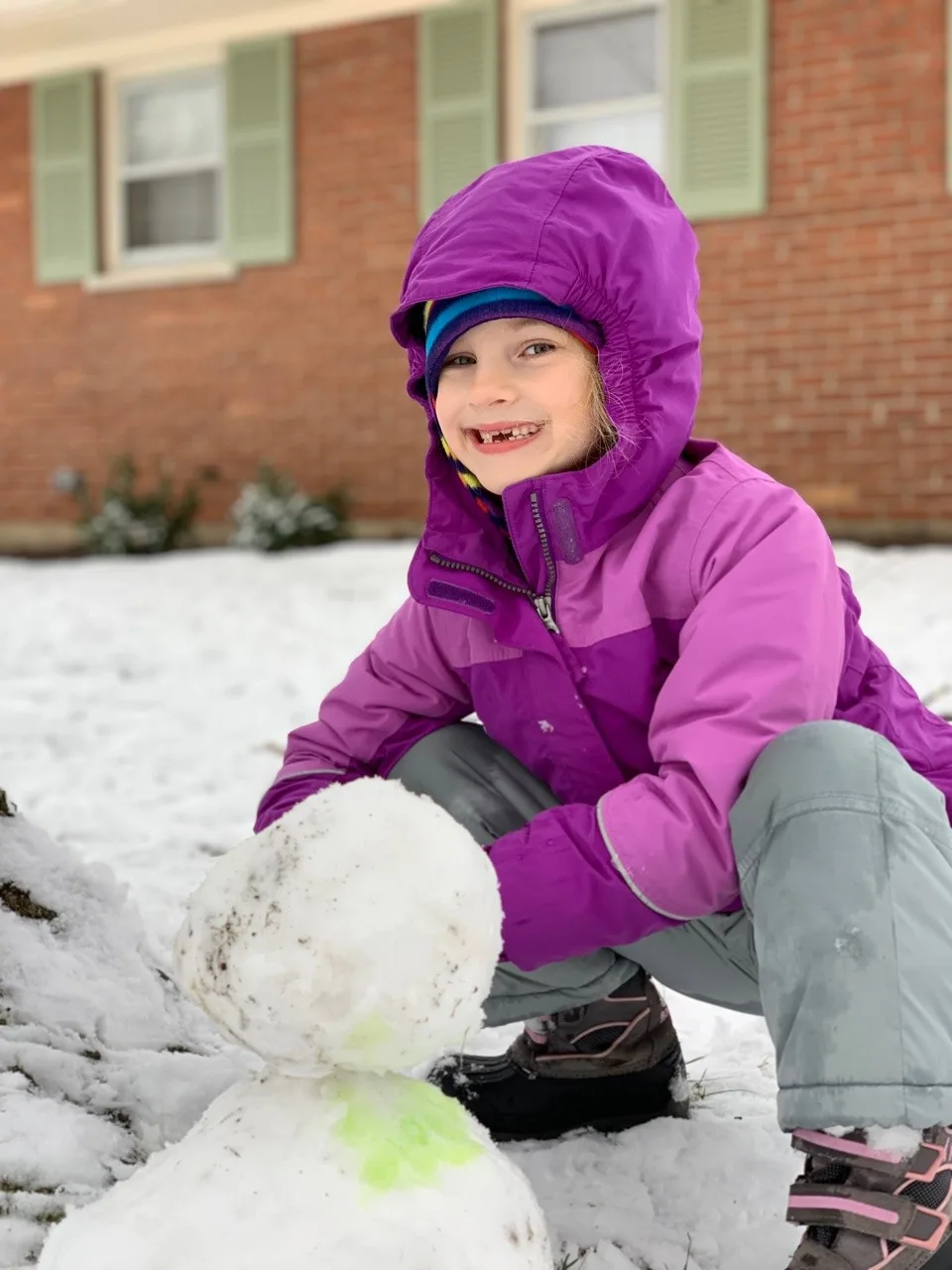 First snow of the year: a fun afternoon!