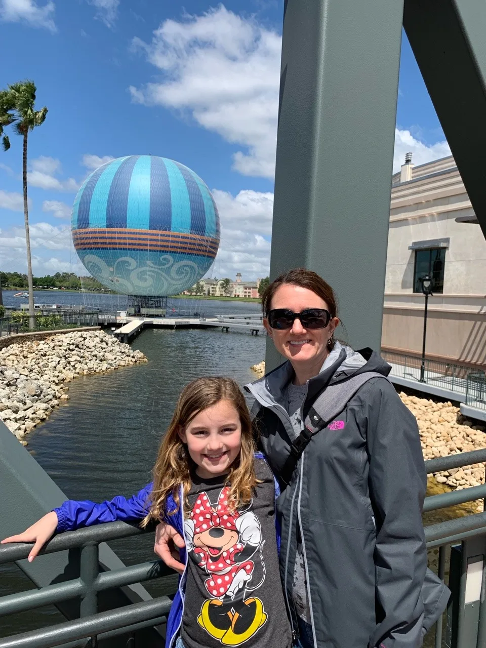 Our “restful” resort day at Disney included a thunderstorm, high winds, and cooler temps. We still enjoyed some arcade fun, lunch at Disney Springs, a surrey bike ride around the Boardwalk, swimming, a boat ride, and entertaining shows on the Boardwalk. Thank goodness the pools are heated!