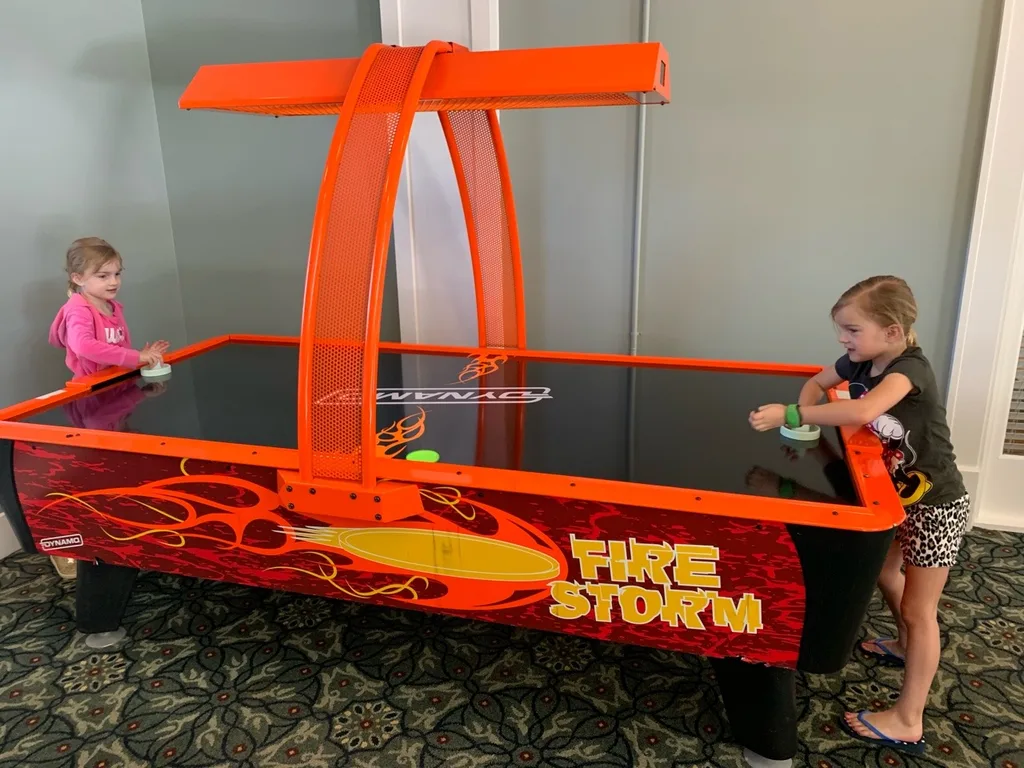 Thanks to a pool “maintenance issue,” we had a fun last morning exploring our community hall and pool, and pool-hopping at the Disney Beach & Yacht Club!