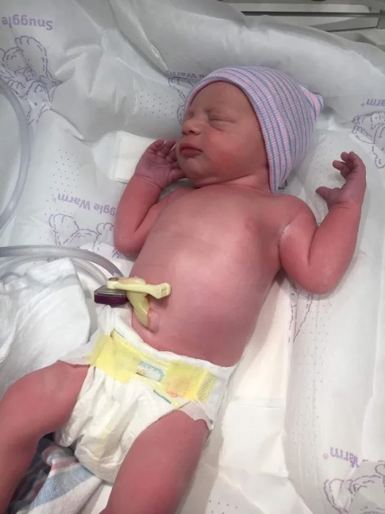 Big day! Easter egg hunt fun AND a new baby!