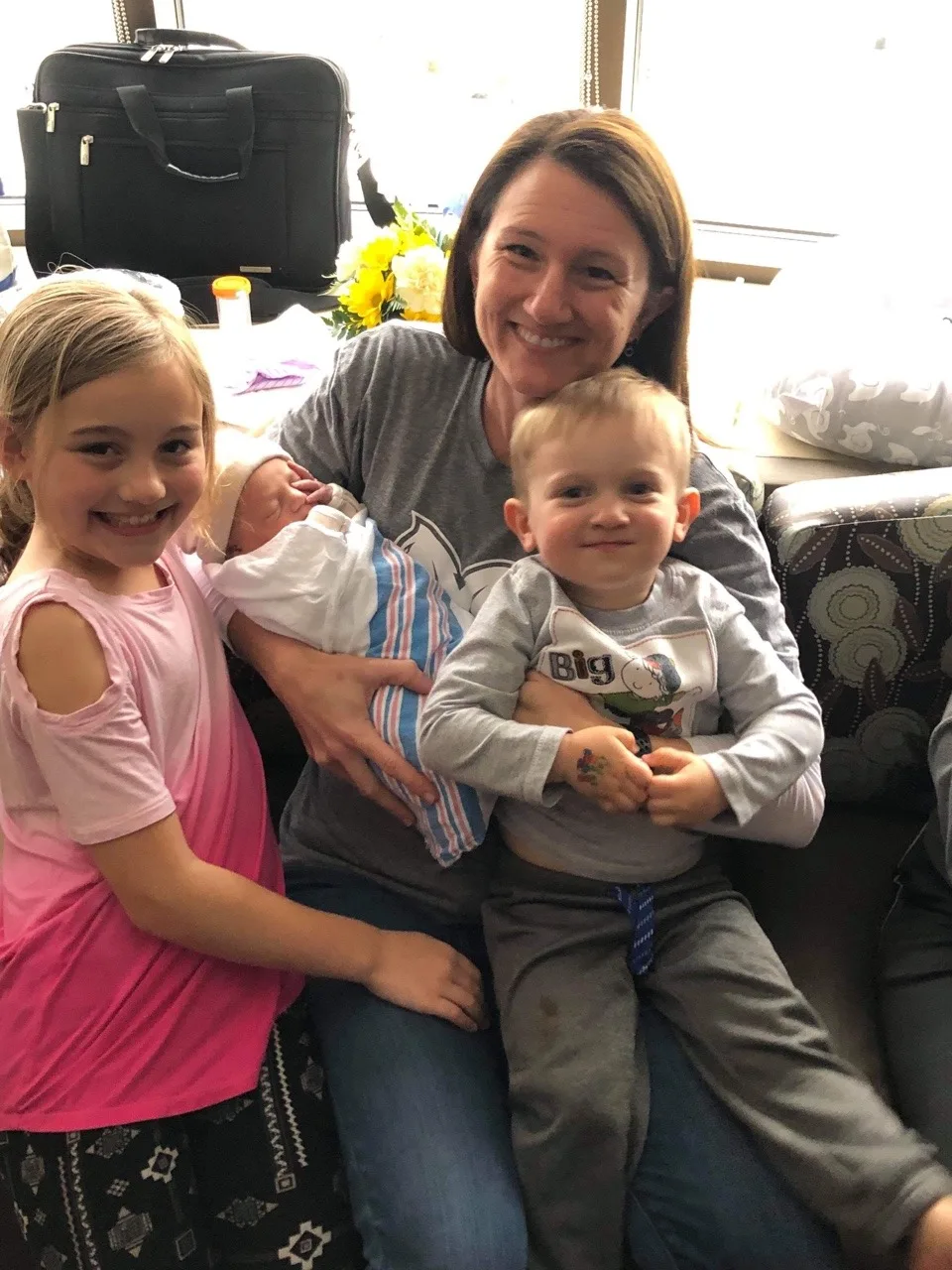 So happy we got the chance to meet our newest family member today. So cute and healthy. He just doesn’t have a name yet!