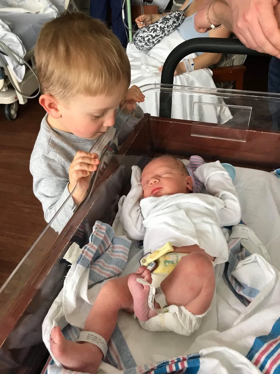 So happy we got the chance to meet our newest family member today. So cute and healthy. He just doesn’t have a name yet!