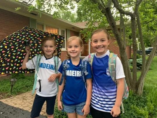 First and last day of kindergarten and third grade