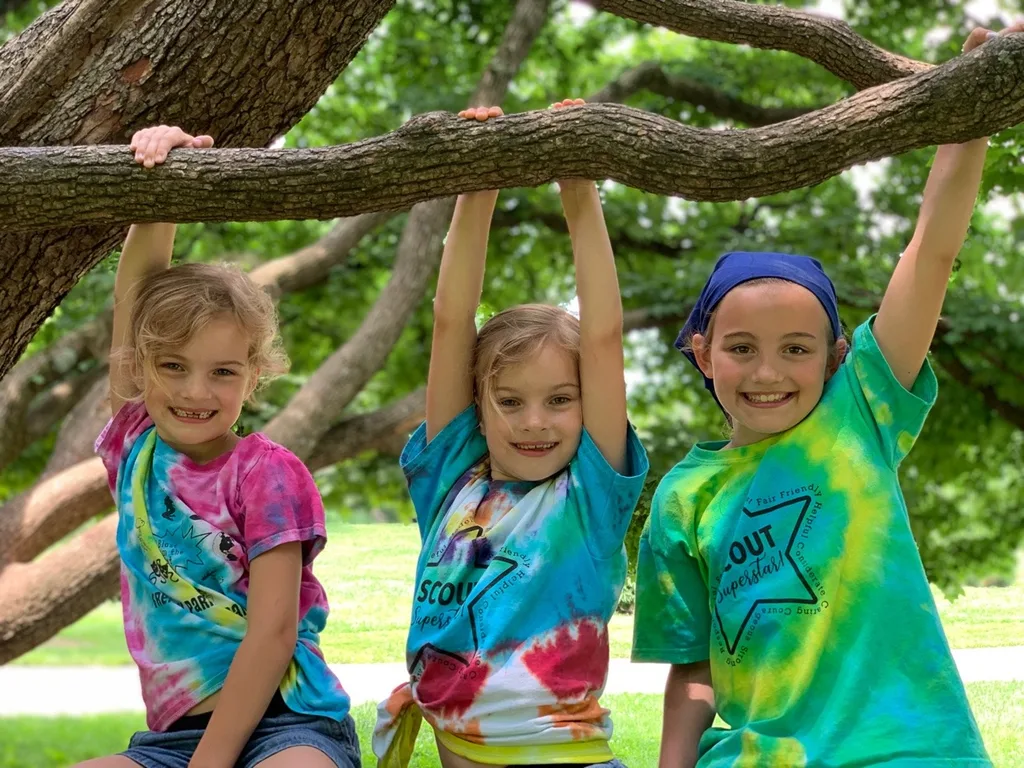 When you find a perfect climbing tree on a beautiful day, you take a few cute girl pictures.