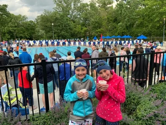 The Christmas theme was so appropriate for Abby’s first real swim meet of the season. So cold, but she still had tons of fun with friends and did really well!