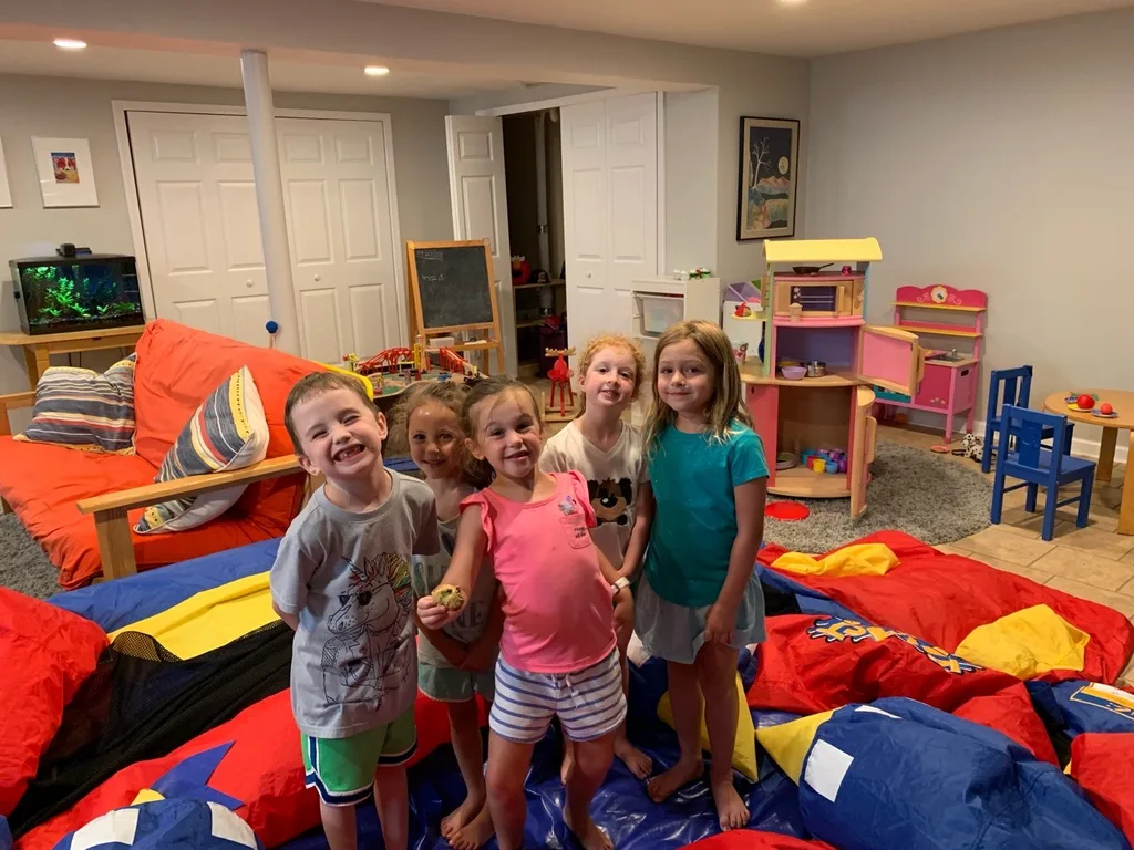 After many weeks of asking “when,” we finally had a playdate with some friends from kindergarten.