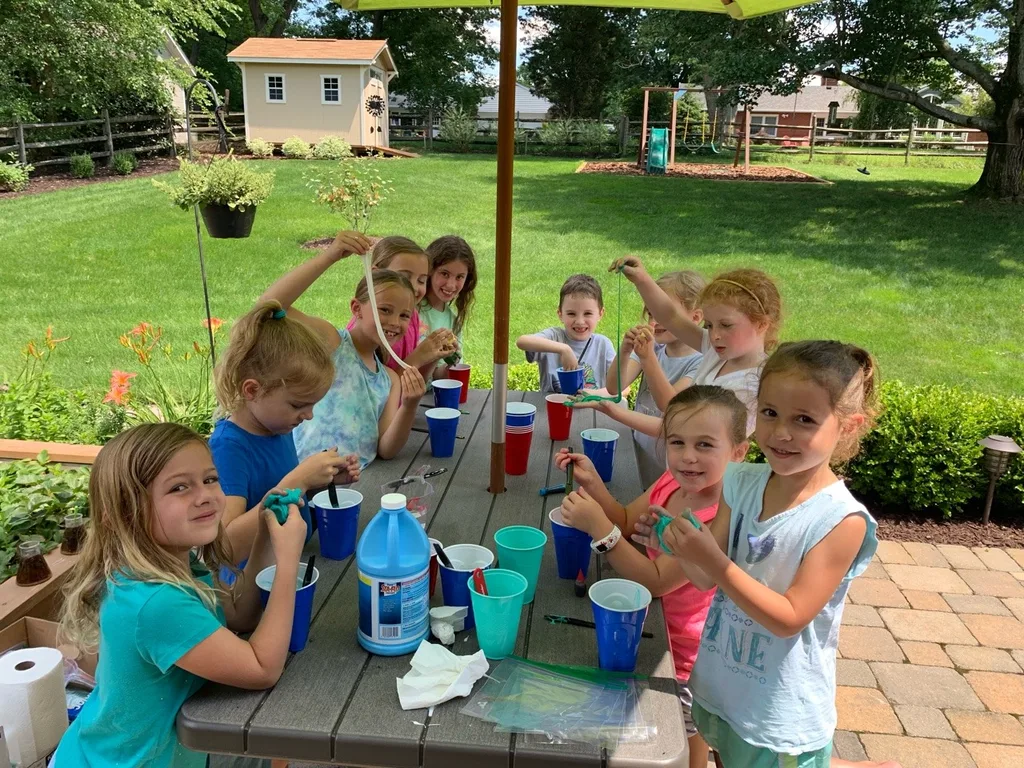 After many weeks of asking “when,” we finally had a playdate with some friends from kindergarten.