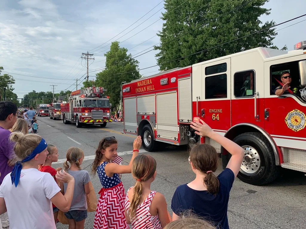 Always fun, but this year’s parade viewing was especially fun - new location and lots of friends!