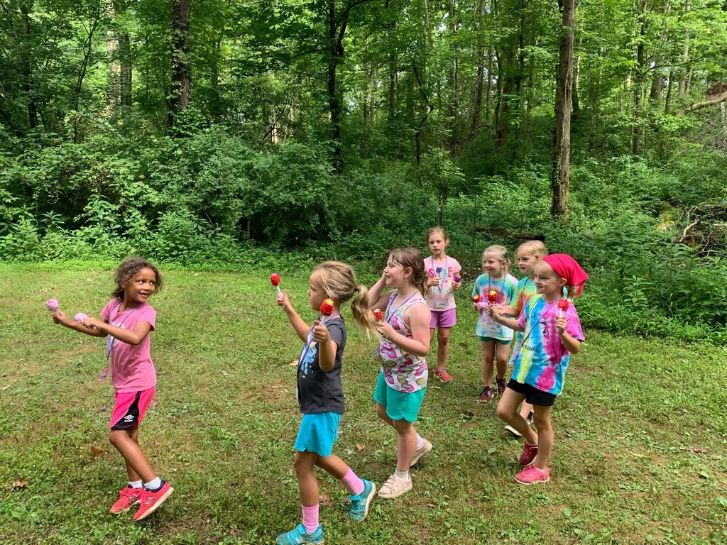 I was so worried, but Abby is doing great adventuring without me in green. And, although they were conflicted about attending, Gwen and Josie are fully embracing the experience and loving Girl Scout camp!