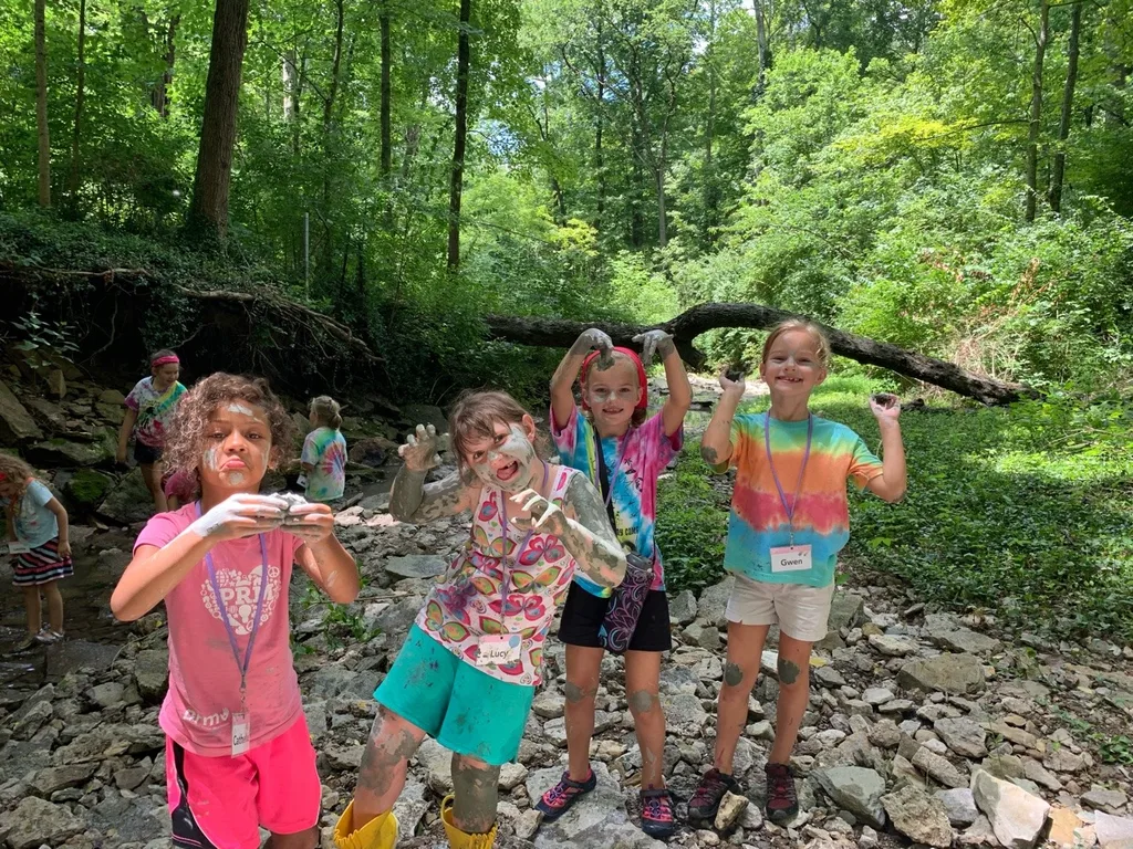I was so worried, but Abby is doing great adventuring without me in green. And, although they were conflicted about attending, Gwen and Josie are fully embracing the experience and loving Girl Scout camp!