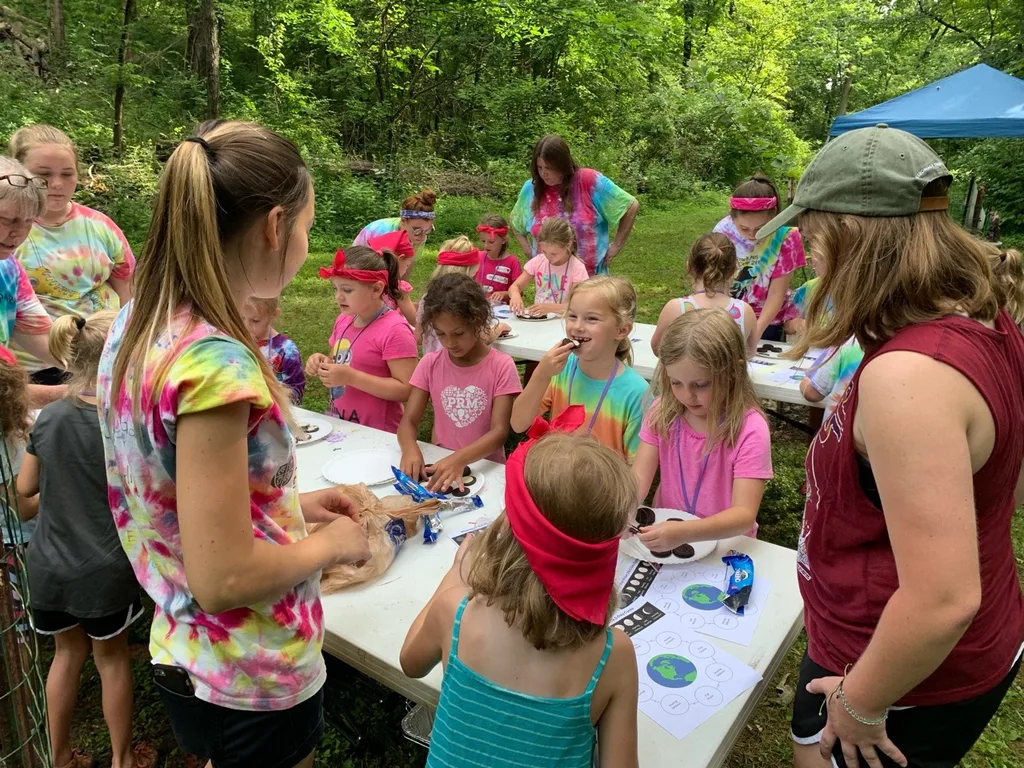 I was so worried, but Abby is doing great adventuring without me in green. And, although they were conflicted about attending, Gwen and Josie are fully embracing the experience and loving Girl Scout camp!