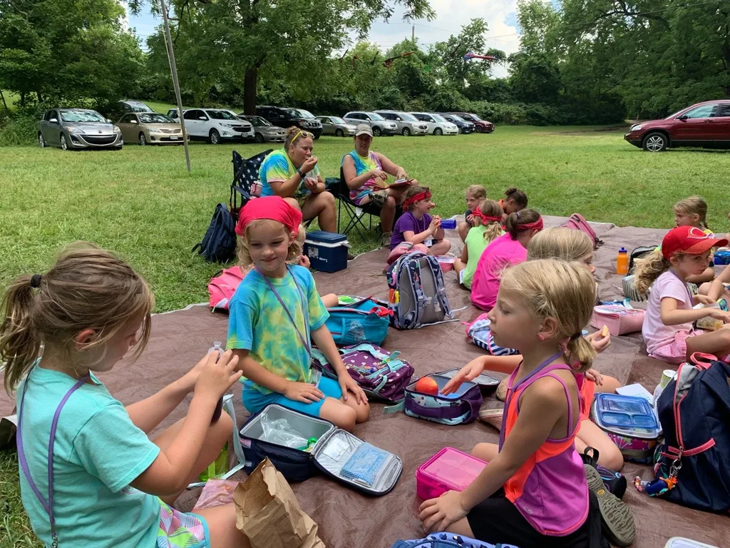 With a space camp theme, we had to bring John’s rocket launcher to camp. The girls loved it!