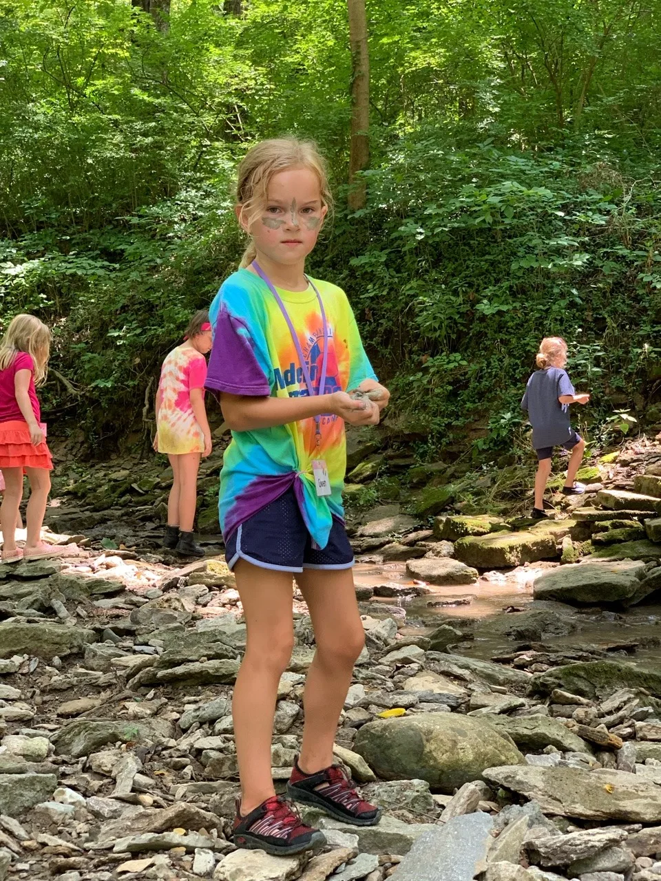 With a space camp theme, we had to bring John’s rocket launcher to camp. The girls loved it!