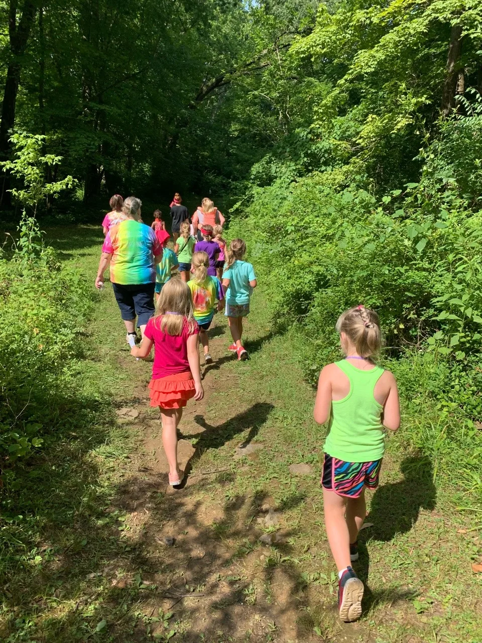 With a space camp theme, we had to bring John’s rocket launcher to camp. The girls loved it!