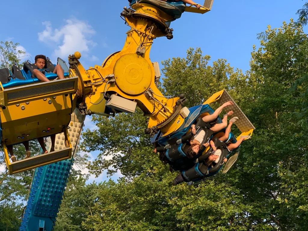 Summer Adventure List: Coney Island! Josie, our fearful-of-heights girl, surprised us by riding not only the ferris wheel, but also the rock-o-plane. Three times! Abby loved Wipe Out, a crazy upside down spinning ride that she was finally tall enough to ride this year. Gwen still likes the Tilt-o-whirl best.