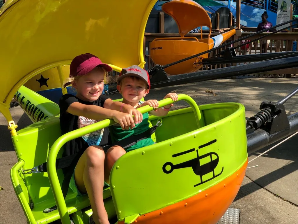 Summer Adventure List: Coney Island! Josie, our fearful-of-heights girl, surprised us by riding not only the ferris wheel, but also the rock-o-plane. Three times! Abby loved Wipe Out, a crazy upside down spinning ride that she was finally tall enough to ride this year. Gwen still likes the Tilt-o-whirl best.