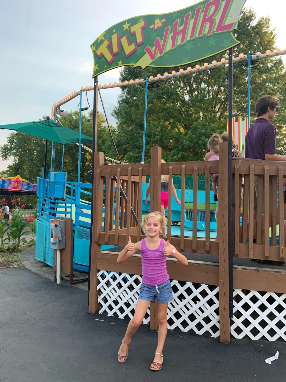 Summer Adventure List: Coney Island! Josie, our fearful-of-heights girl, surprised us by riding not only the ferris wheel, but also the rock-o-plane. Three times! Abby loved Wipe Out, a crazy upside down spinning ride that she was finally tall enough to ride this year. Gwen still likes the Tilt-o-whirl best.