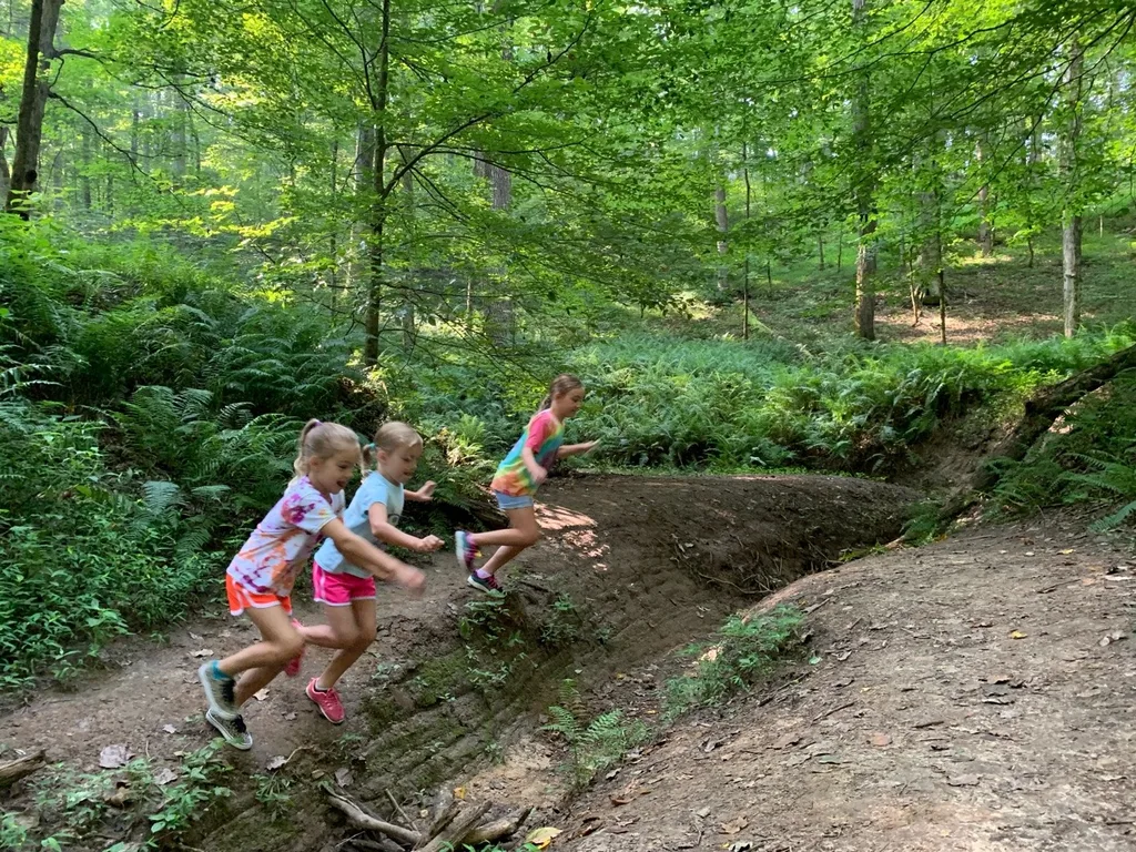 Our quick overnight trip to Mammoth Cave and the Kentucky Horse Park was so much fun! Although Gwen and Josie weren’t quite ready to tour a cave for two hours, Abby and John loved their historic cave tour. (We enjoyed the Sloan’s Pond walk led by a park ranger.) So many great hikes, and they were sworn in as Junior Rangers!