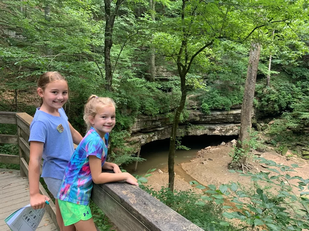 Our quick overnight trip to Mammoth Cave and the Kentucky Horse Park was so much fun! Although Gwen and Josie weren’t quite ready to tour a cave for two hours, Abby and John loved their historic cave tour. (We enjoyed the Sloan’s Pond walk led by a park ranger.) So many great hikes, and they were sworn in as Junior Rangers!
