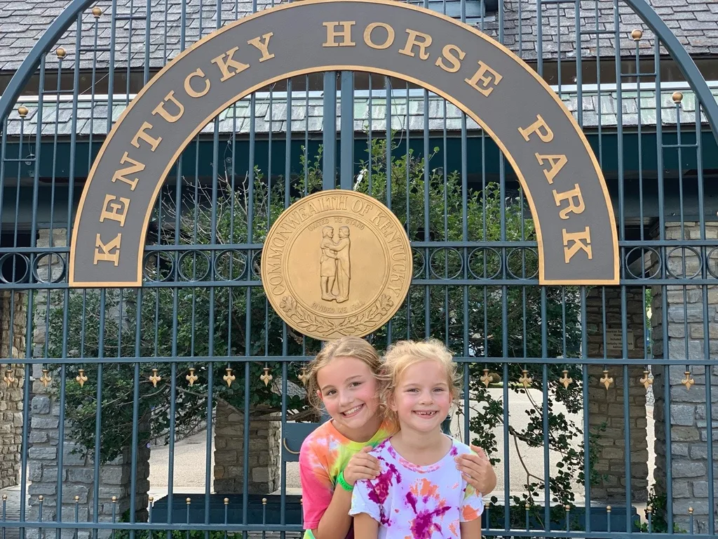 The highlight of the Kentucky Horse Park was definitely that Abby got to ride her first horse! We went on a trail ride while Gwen and Josie rode ponies at the corral.