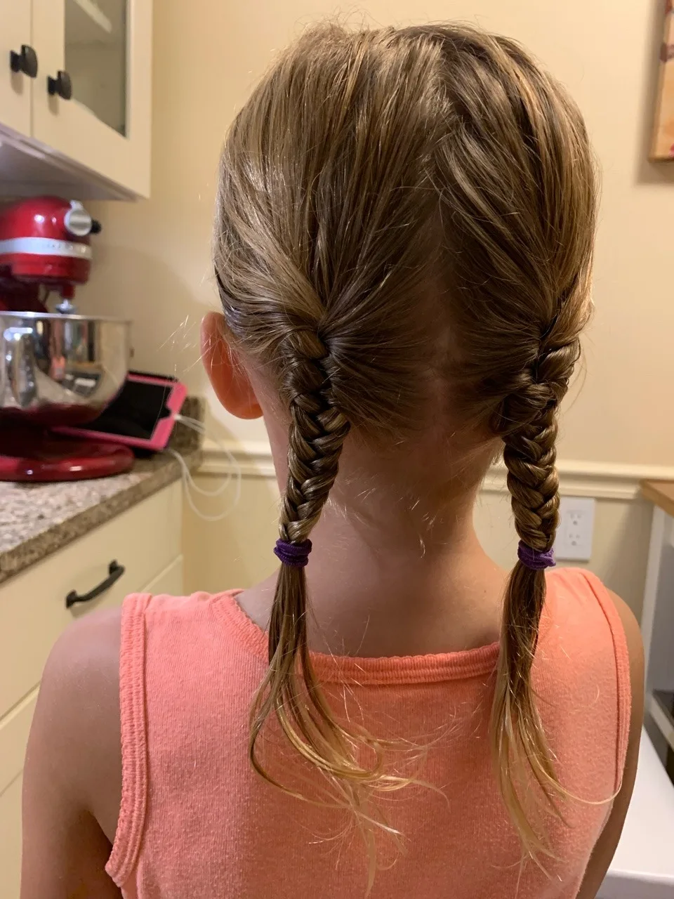 Auntie Em inspired us to take our braids up a notch! This mama had to learn how to French braid AND fishtail braid!