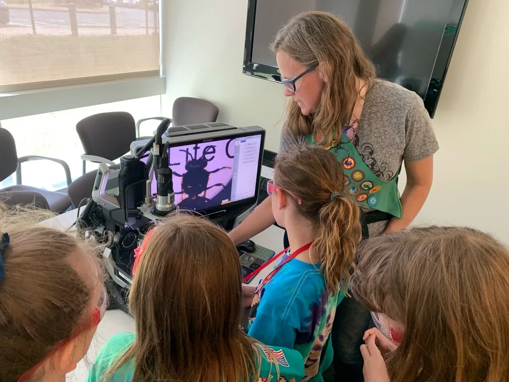 After the amazing flowers badge STEM program today, Abby declared that she is going to study botany and chemistry in college so she can be a perfumist at P&G.