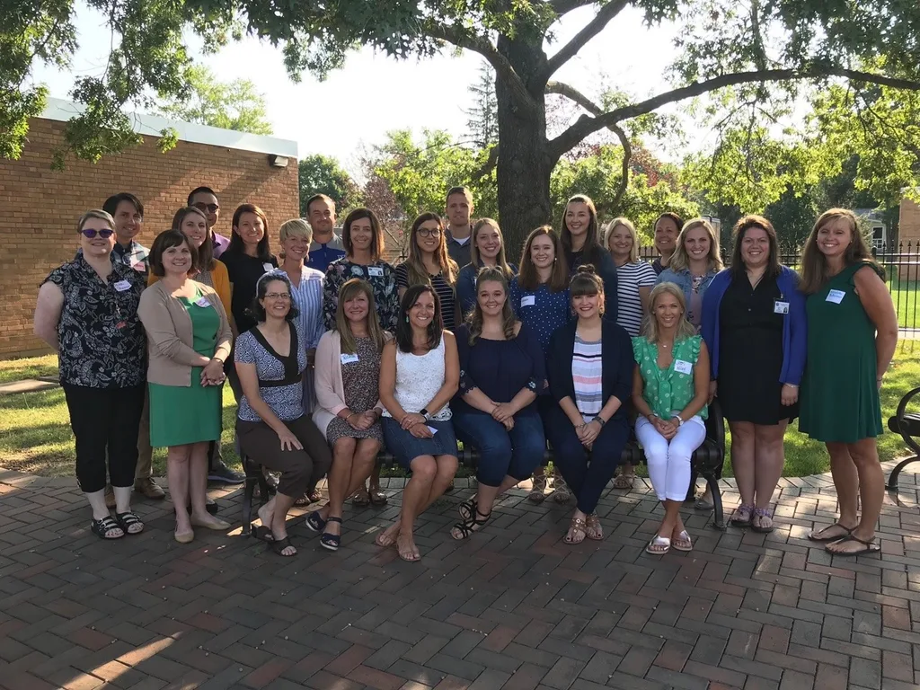 It’s official! I happily joined this group for new employee orientation.