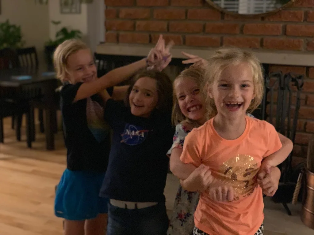 Big day at our house! First sleepover for G&J!