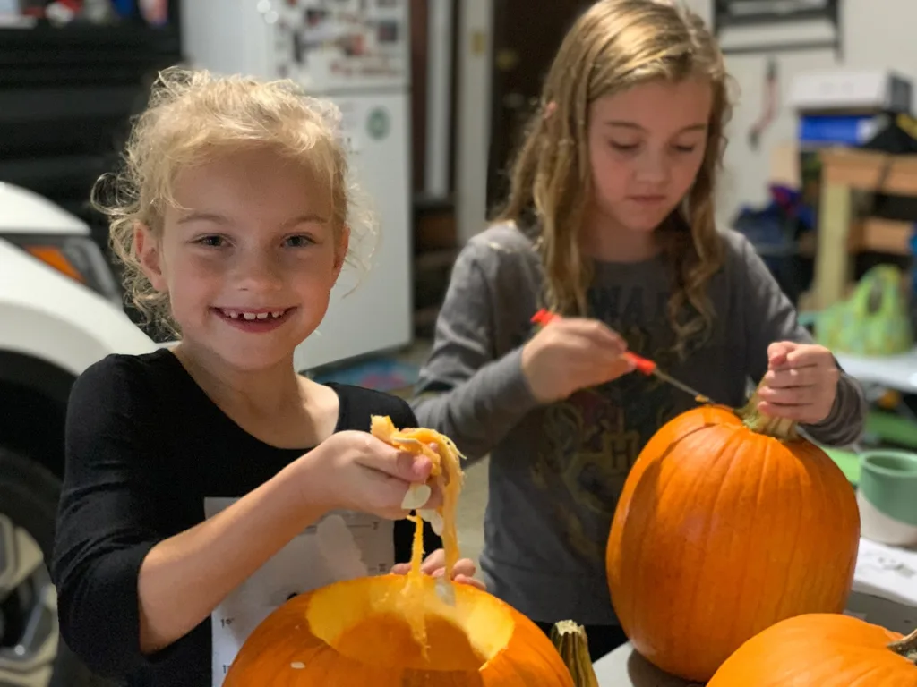 Annual pumpkin carving night!