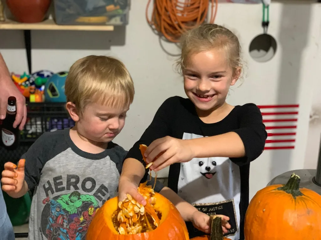 Annual pumpkin carving night!