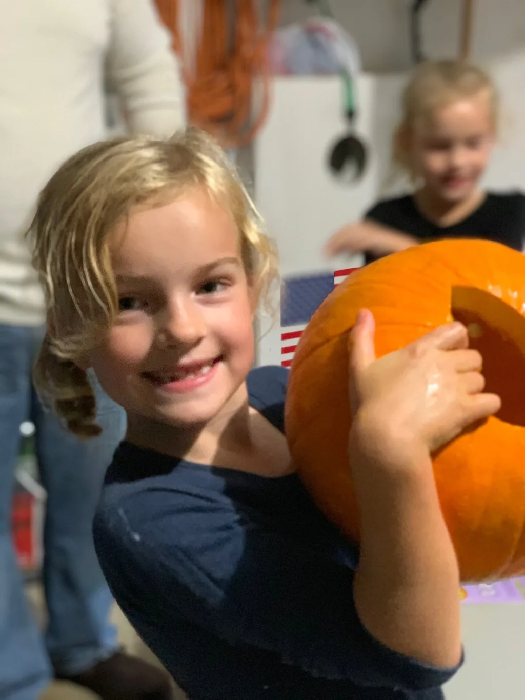 Annual pumpkin carving night!