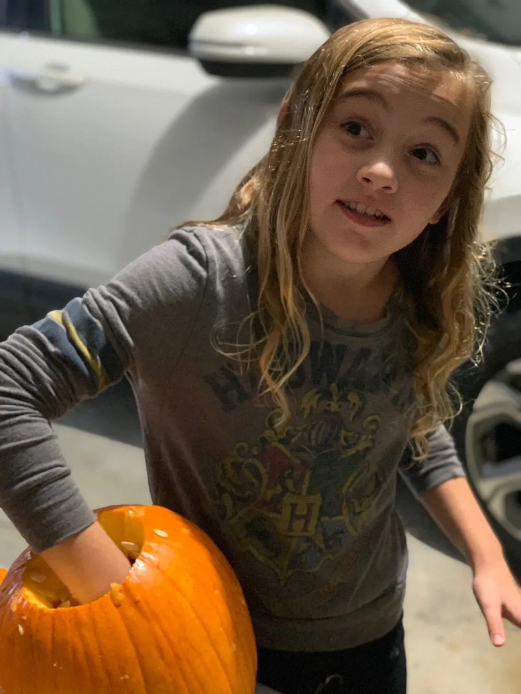 Annual pumpkin carving night!