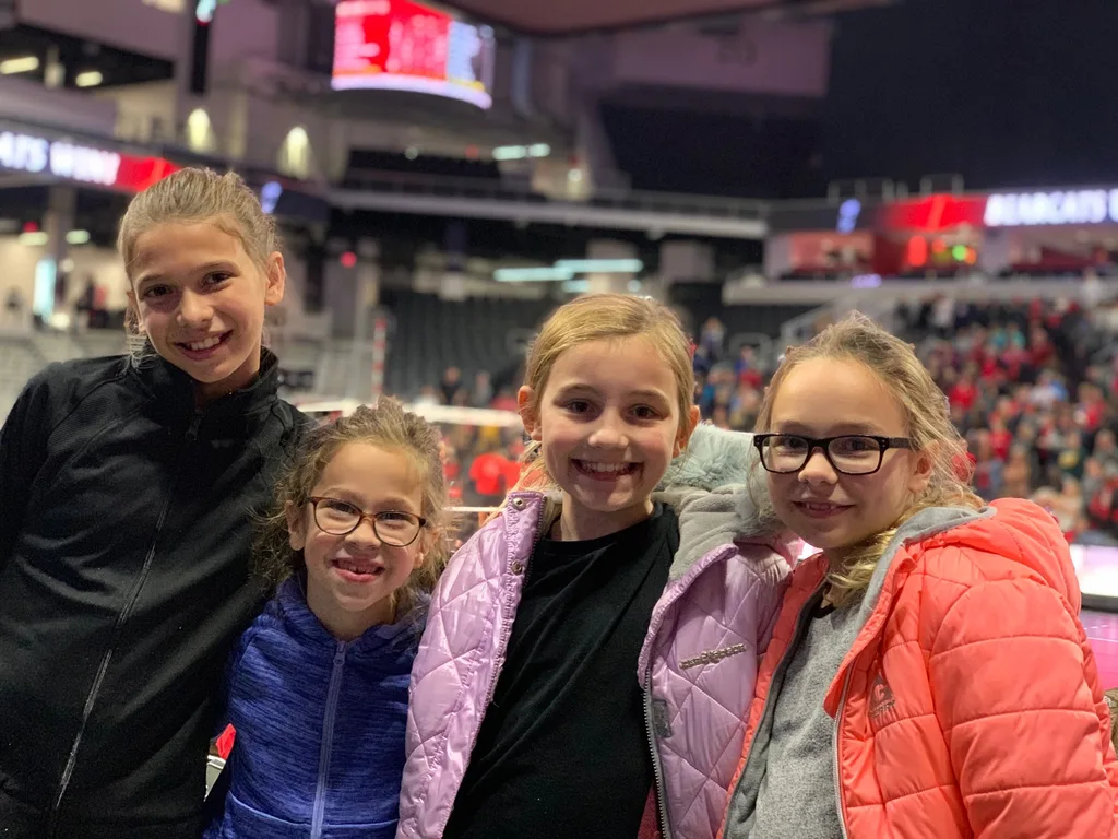 UC girls volleyball district championships - so much fun!