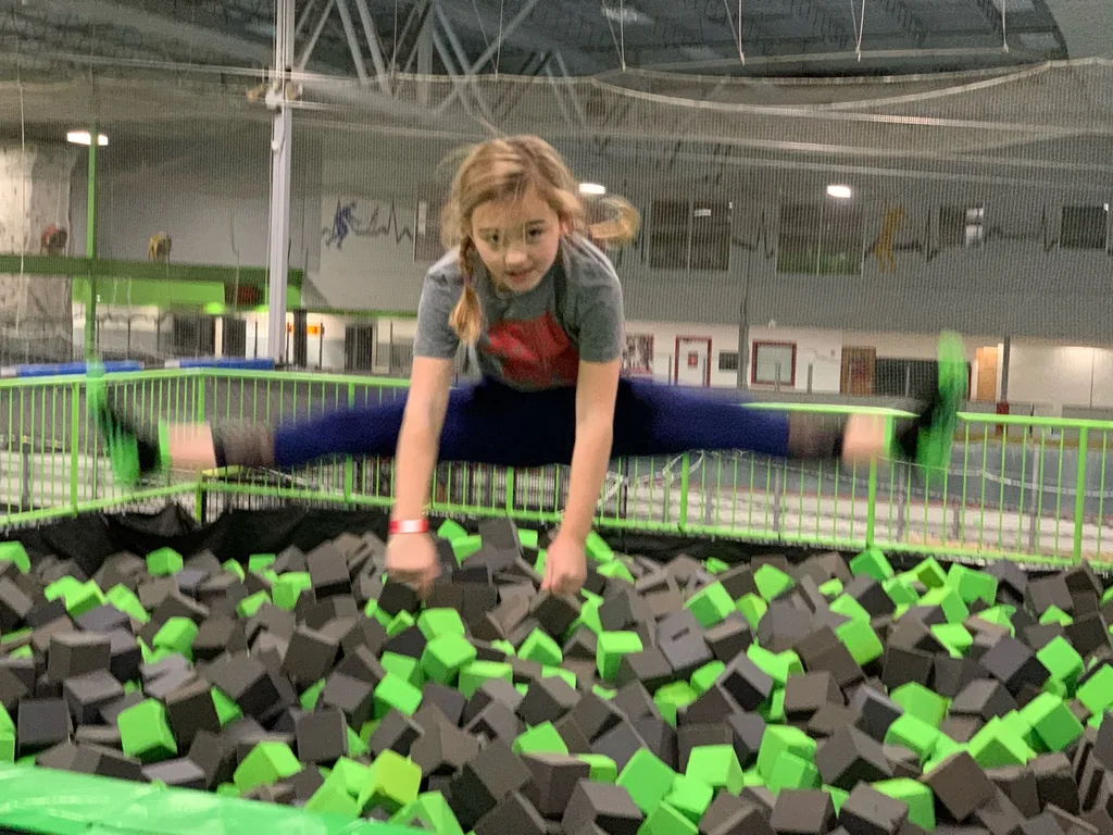 Em and Chris surprised the girls with a Christmas present to one of their favorite places.