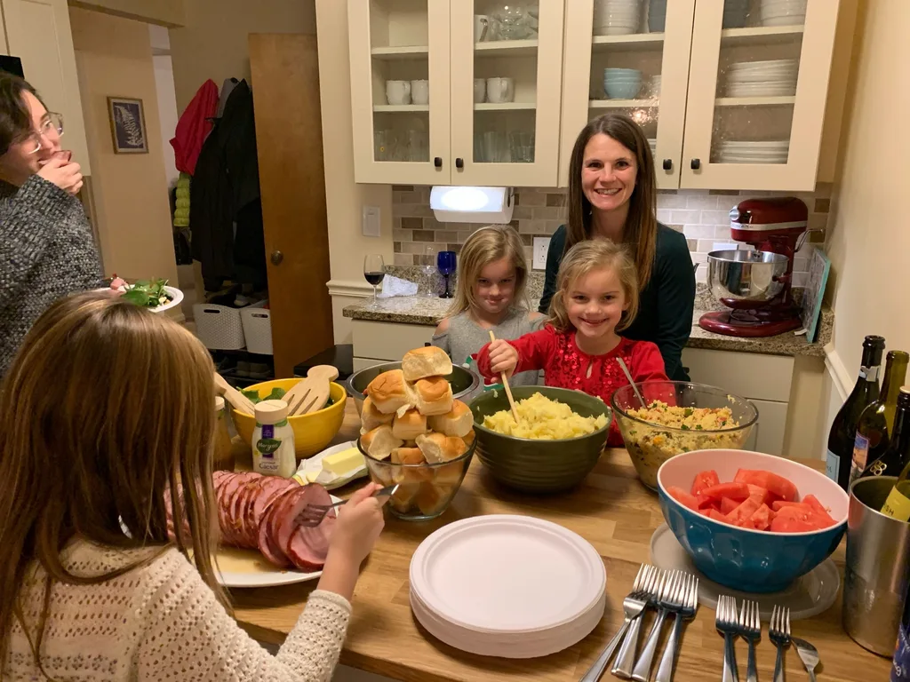 Christmas Eve: Abby’s new rules for the gift grab were a hit!