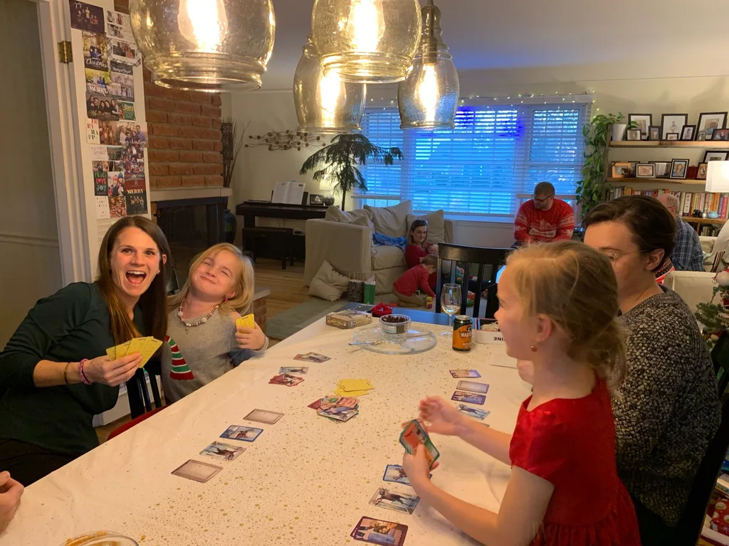 Christmas Eve: Abby’s new rules for the gift grab were a hit!