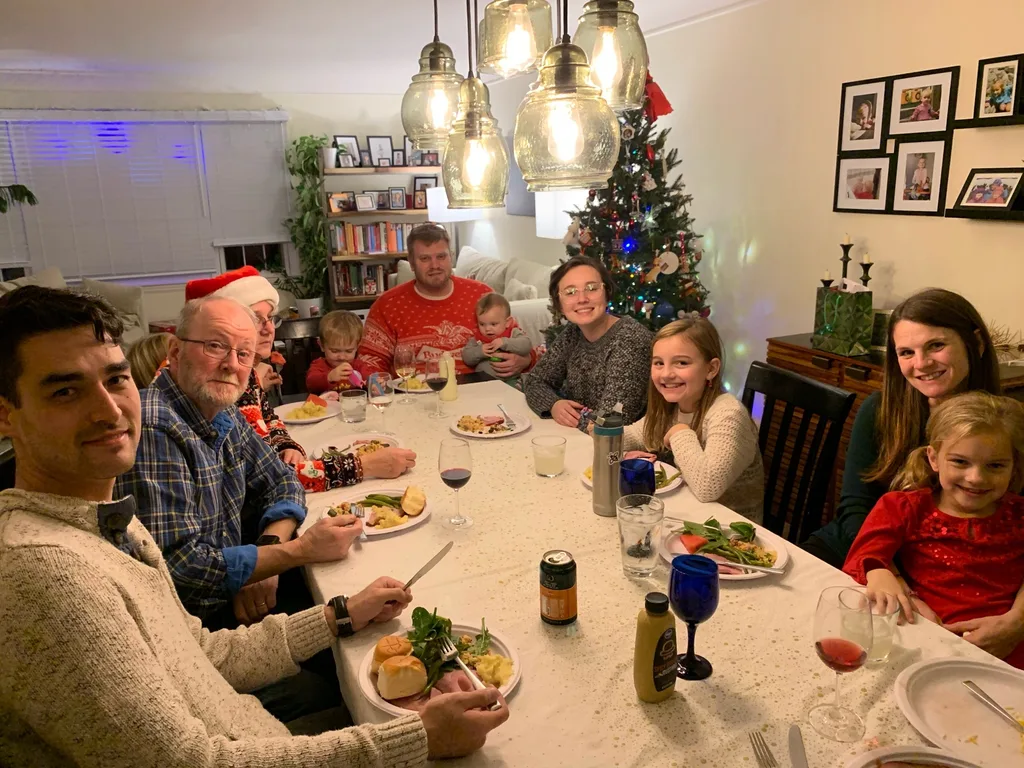 Christmas Eve: Abby’s new rules for the gift grab were a hit!