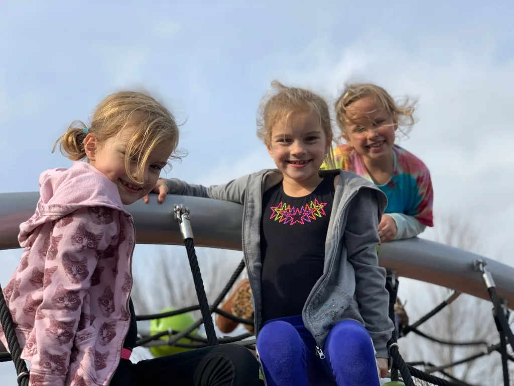 When it’s 60 degrees in December, you have a little Springtime fun.