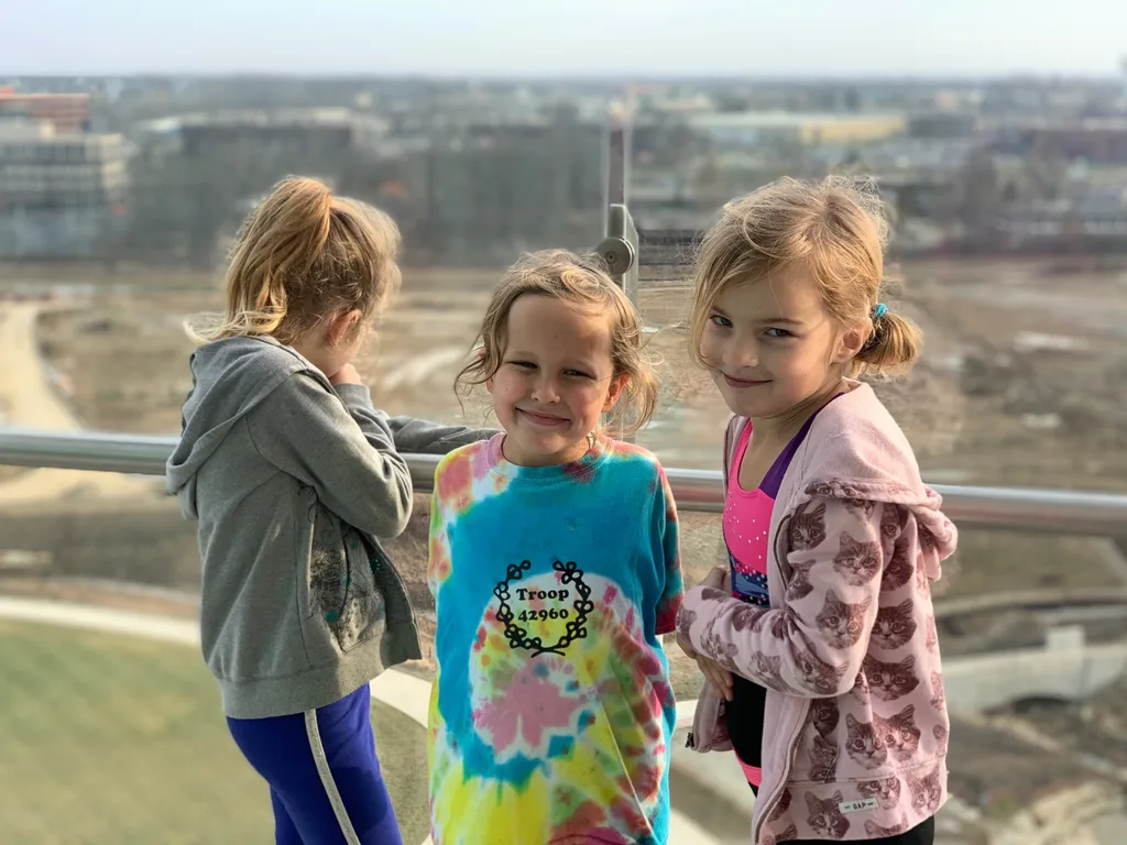 When it’s 60 degrees in December, you have a little Springtime fun.