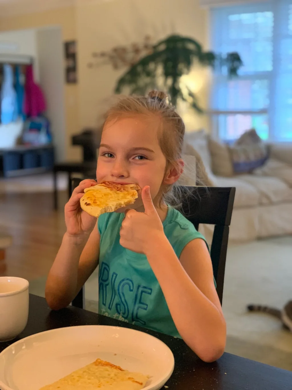 An Easter Bunny parade, another hike, and homemade pizza!