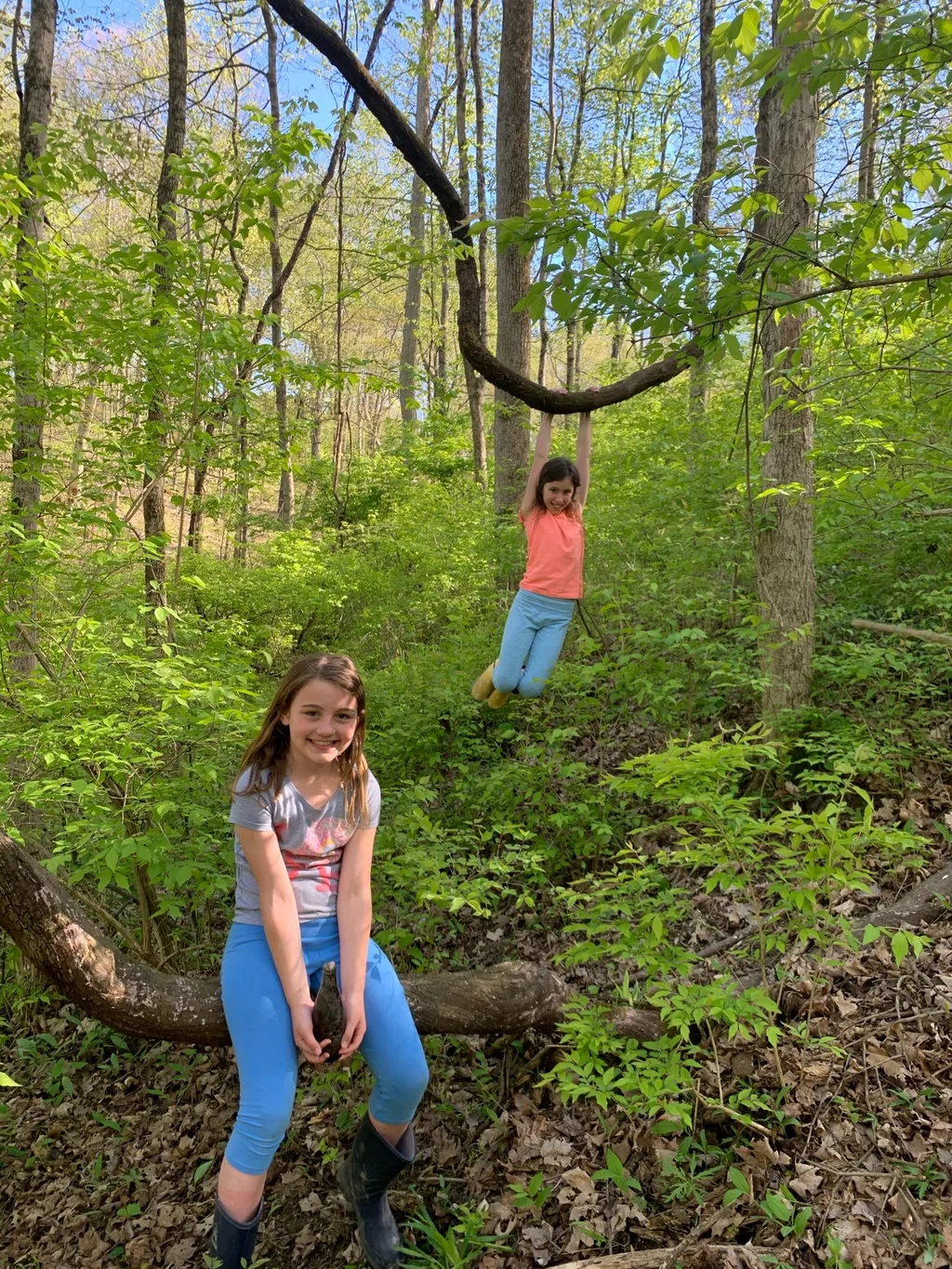 Making the most of our time: lots of hikes, cooking, some Earth Day crafts, and skating inside during the rain.
